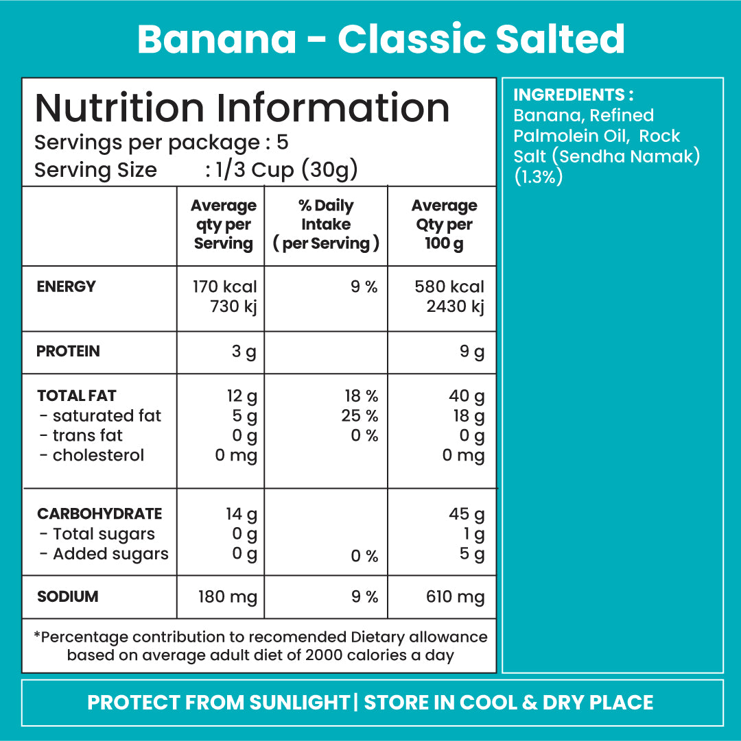 Classic Salted Banana Chips