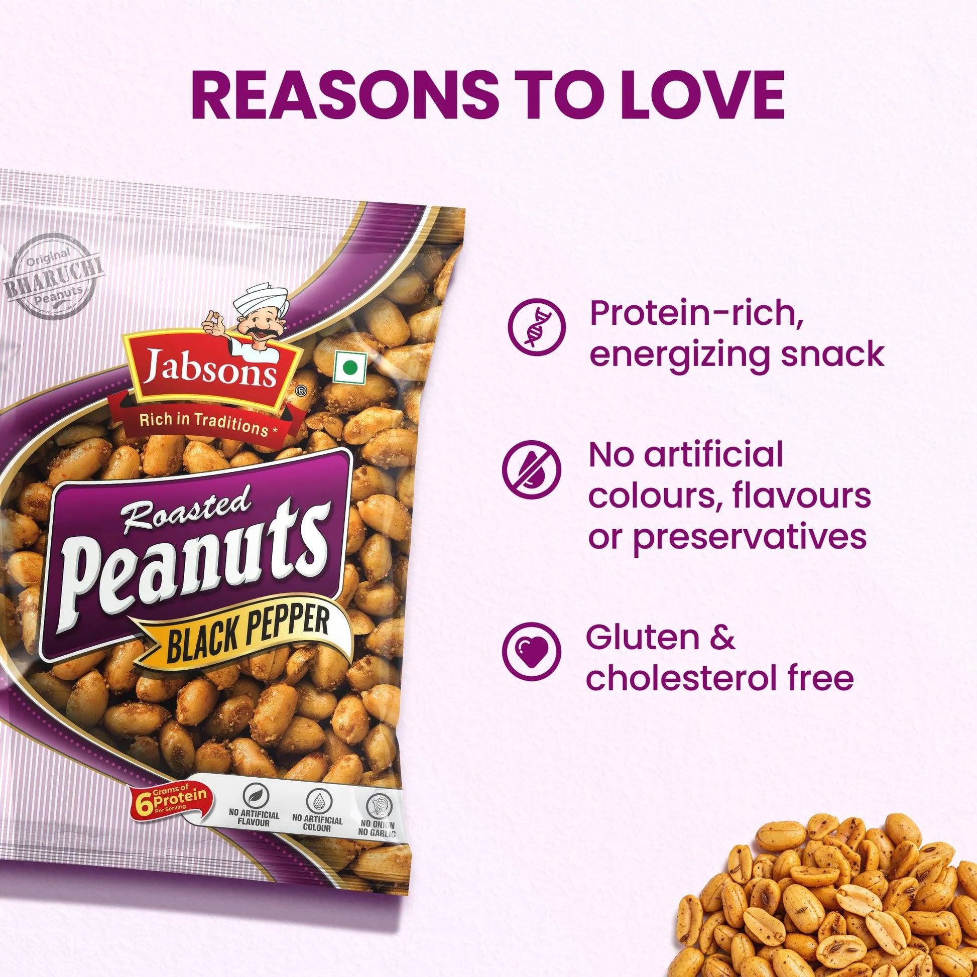 Black Pepper Roasted Peanuts