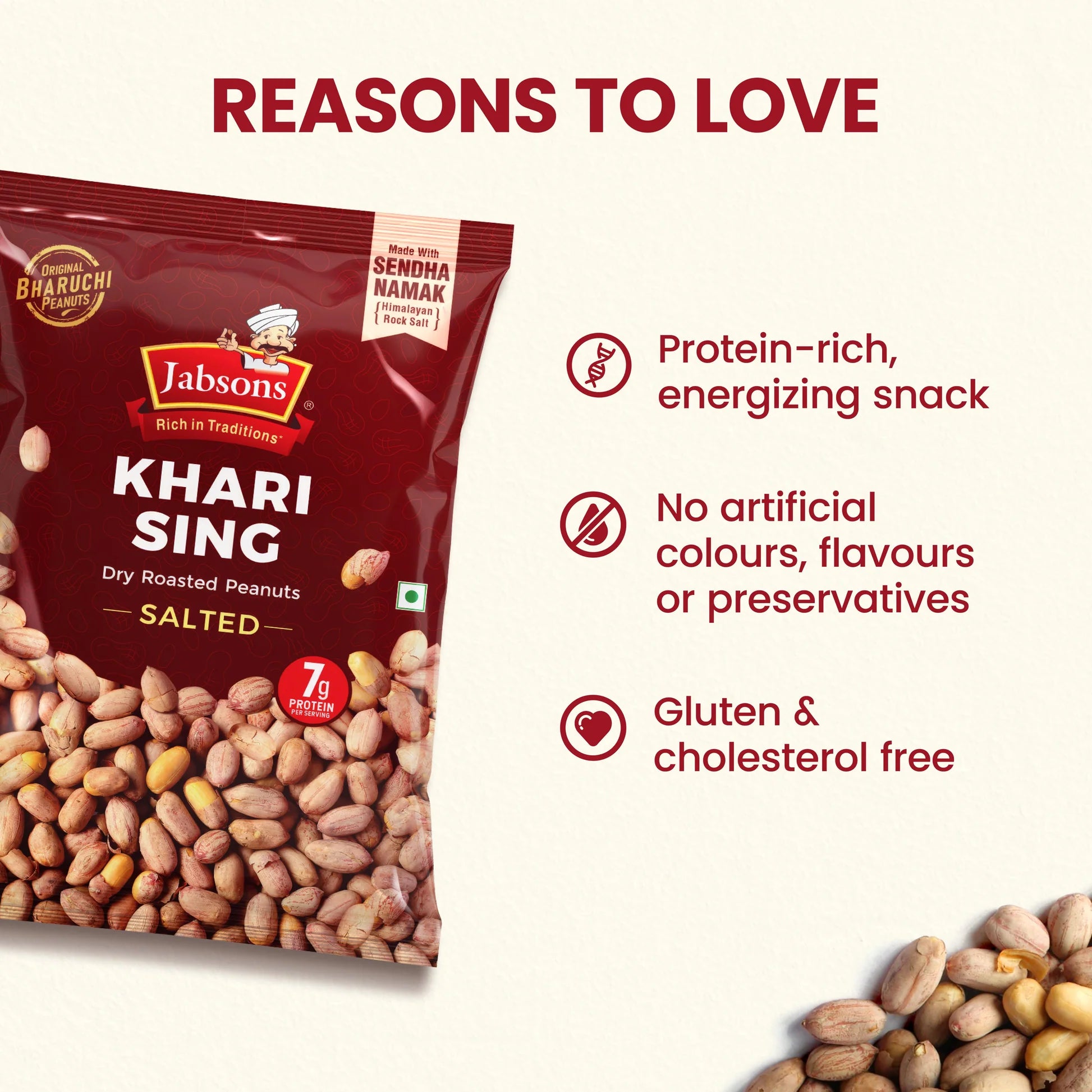 Khari Sing (with skin) Roasted Peanuts