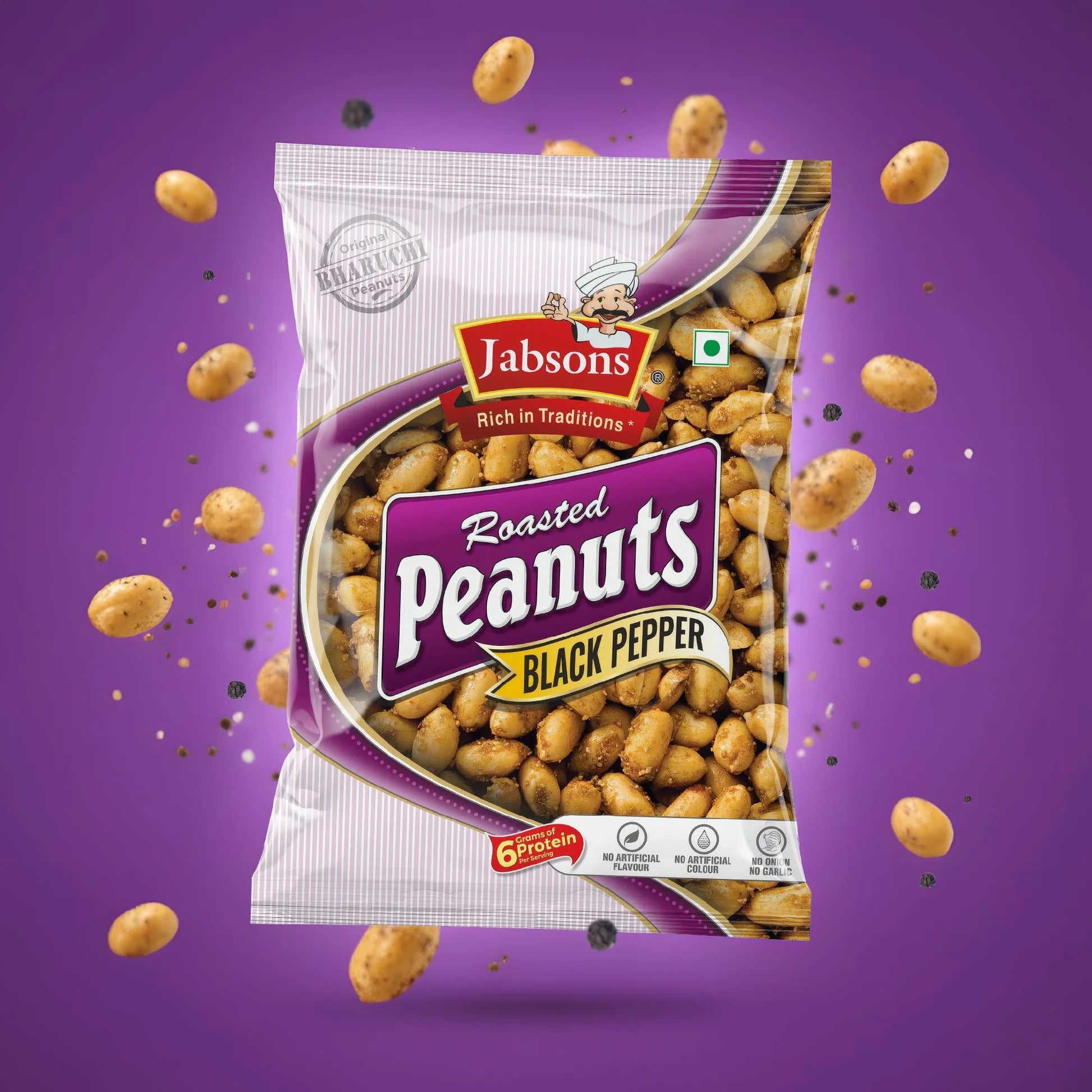 Black Pepper Roasted Peanuts