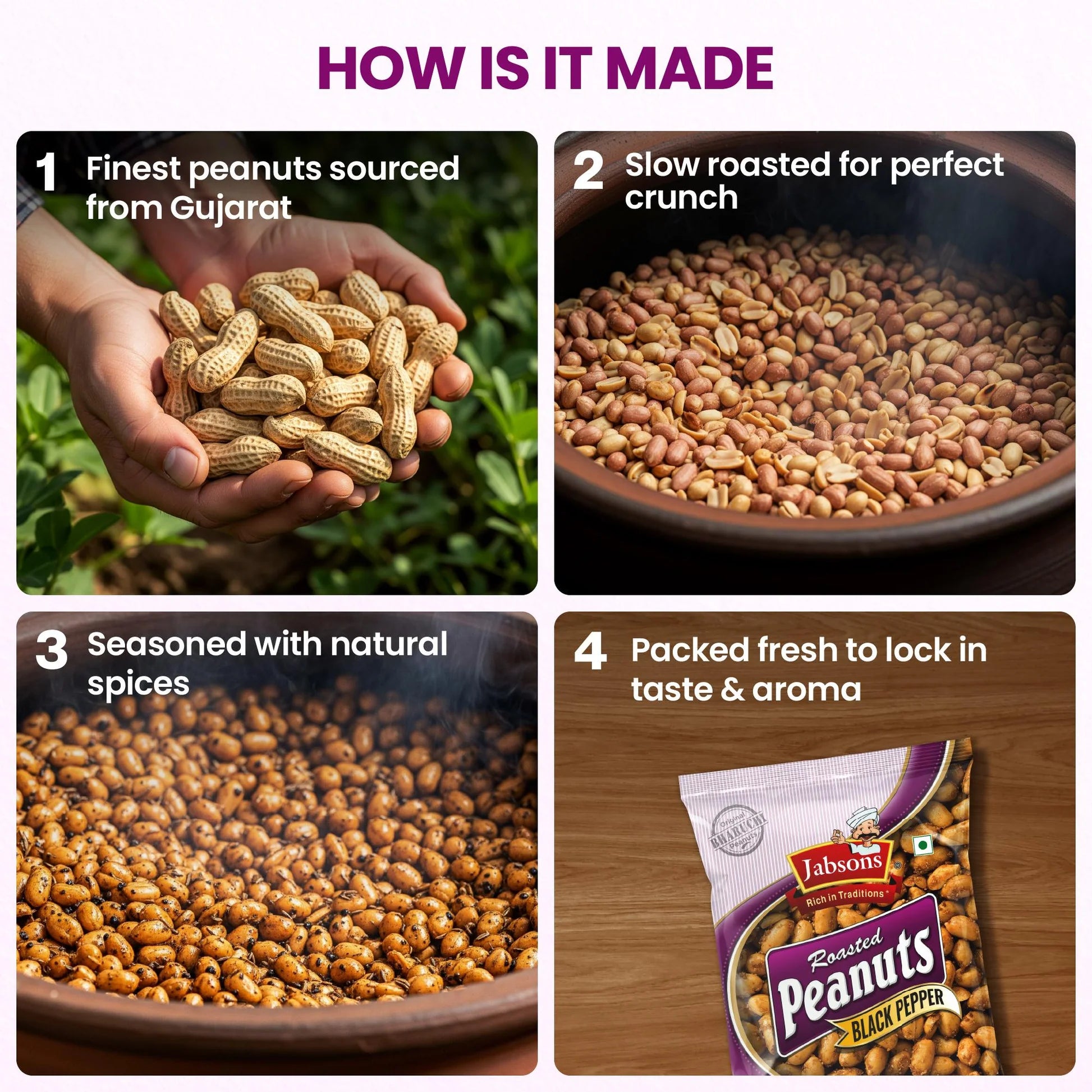Black Pepper Roasted Peanuts